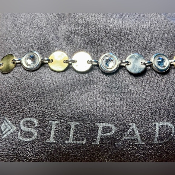 Silpada “Crystal Link” Bracelet - Picture 2 of 10